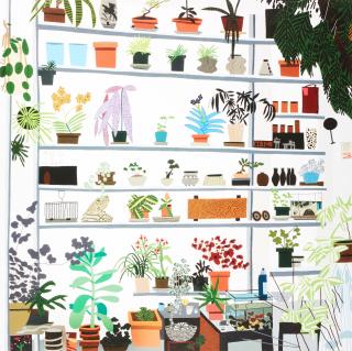 Jonas Wood - Large Shelf Still Life