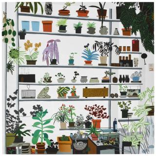 Jonas Wood - Large Shelf Still Life