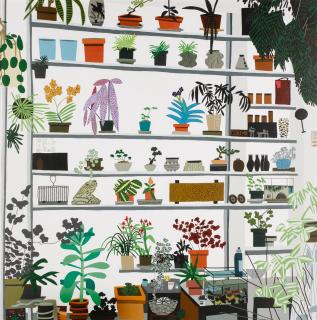 Jonas Wood - Large Shelf Still Life