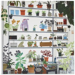 Jonas Wood - Large Shelf Still Life