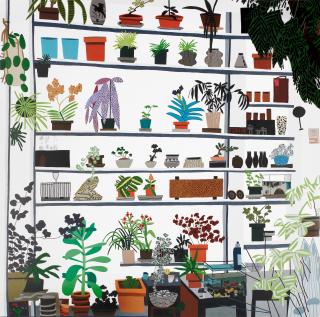 Jonas Wood - Large Shelf Still Life