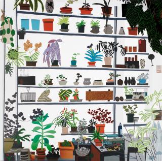 Jonas Wood - Large Shelf Still Life