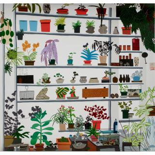 Jonas Wood - Large Shelf Still Life