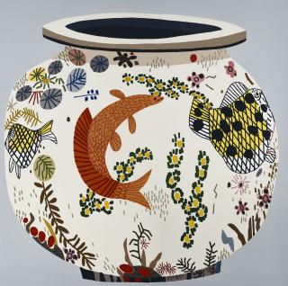 Jonas Wood - M.S.F. Fish Pot #7