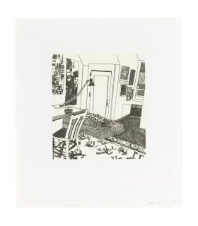 Jonas Wood - Untitled (Alexis\' Room)