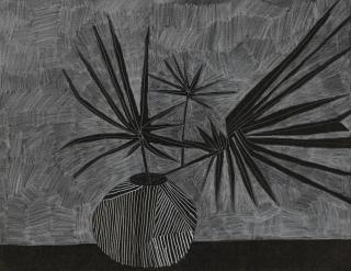 Jonas Wood - Untitled (Black 4)