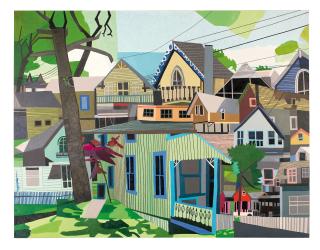 Jonas Wood - Untitled (M.V. Landscape)