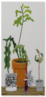 Jonas Wood - Untitled (Pollock with Night Bloom)