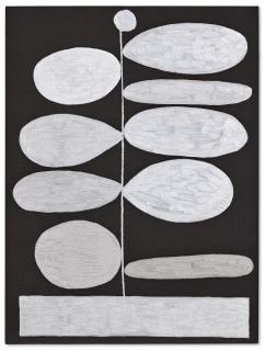 Jonas Wood - Untitled (Silver Leaves)