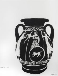 Jonas Wood - White Dog