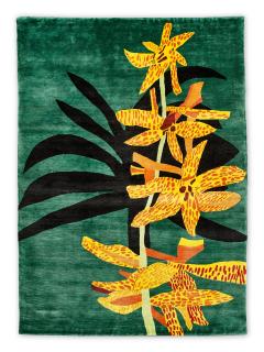 Jonas Wood - Yellow And Orange Orchid Clipping