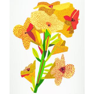 Jonas Wood - Yellow Flower