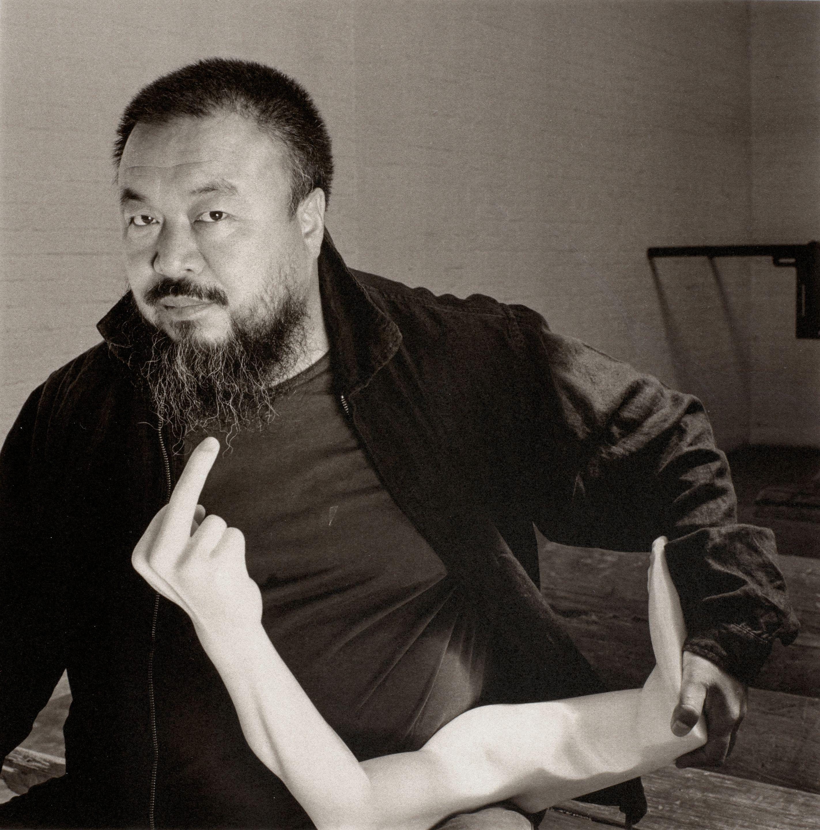Jonathan Becker - Ai Weiwei in his Studio, Beijing, 12 May 2007