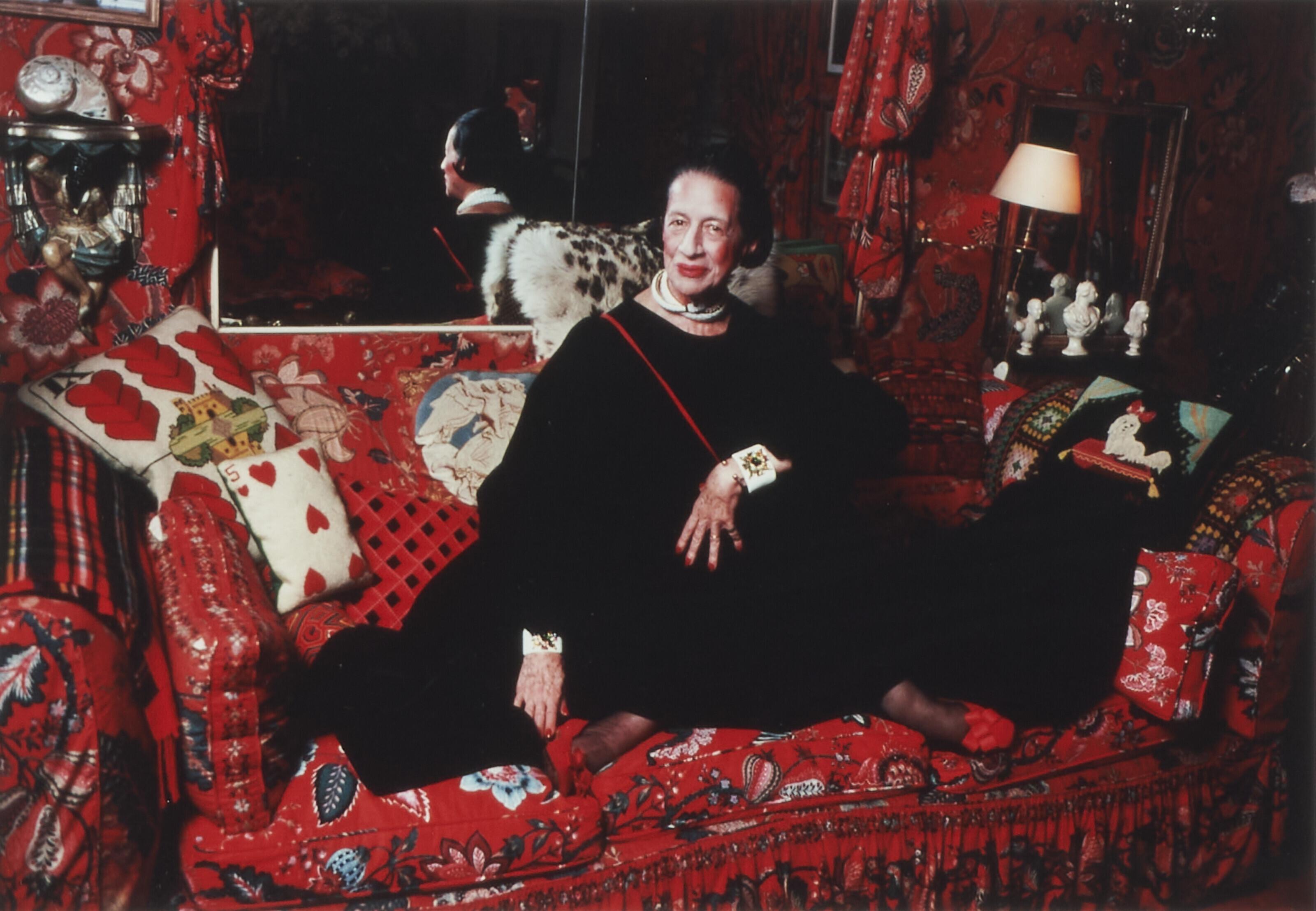 Jonathan Becker - Diana Vreeland at home, 550 Park Avenue, New York, 21 July 1979