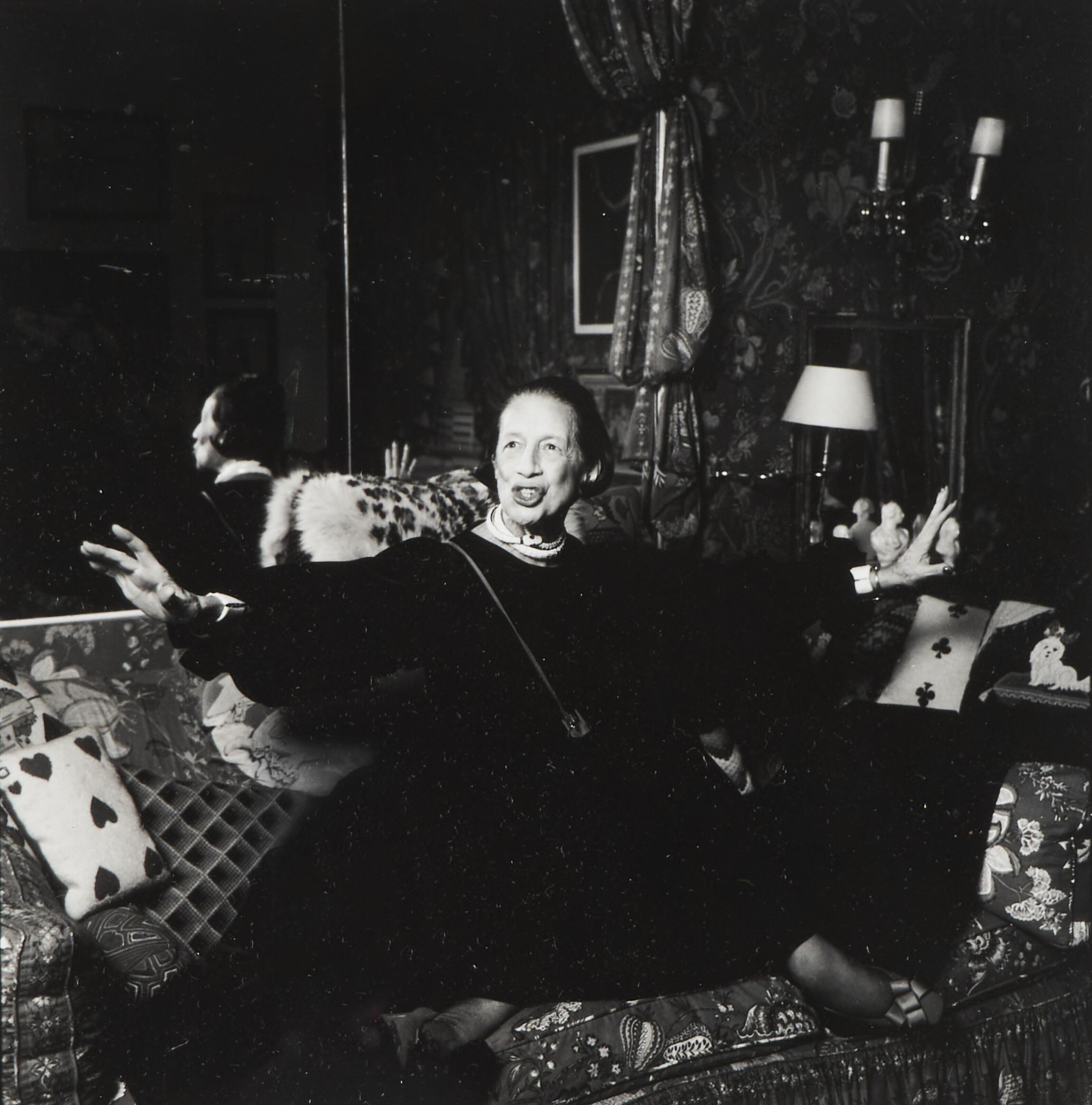 Jonathan Becker - Diana Vreeland at home, 550 Park Avenue, New York, 21 July 1979