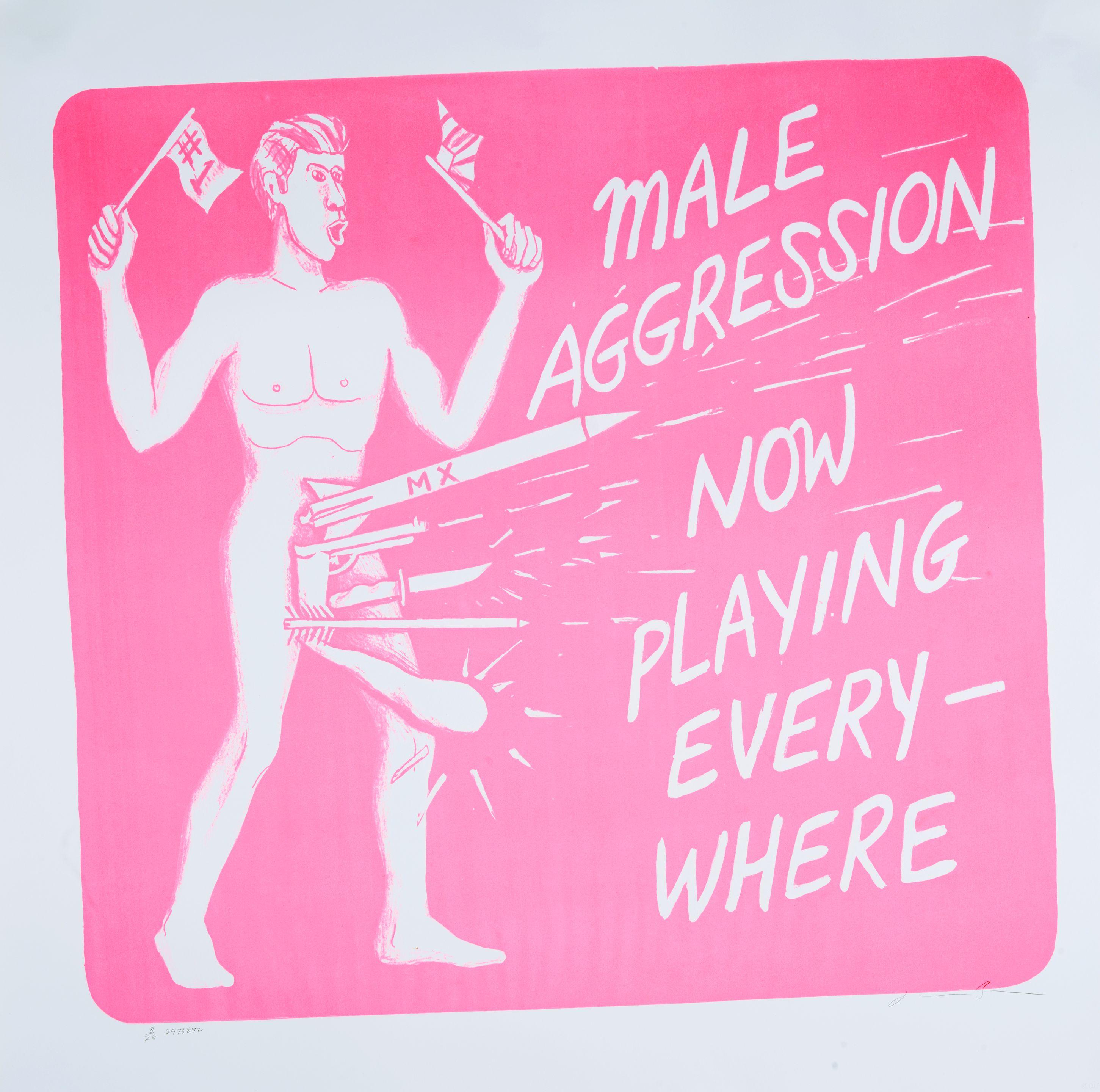 Jonathan Borofsky - Male Aggression