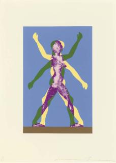 Jonathan Borofsky - Male/Female: Nine Plates (Gemini JB99-5257-8; 1419; 1422-6; and 1428)