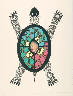 Jonathan Borofsky - Portrait of my father.