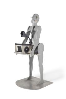 Jonathan Borofsky - Projecting man