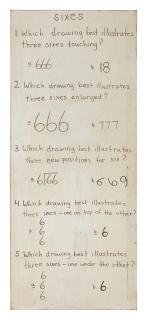 Jonathan Borofsky - Sixes, 1967