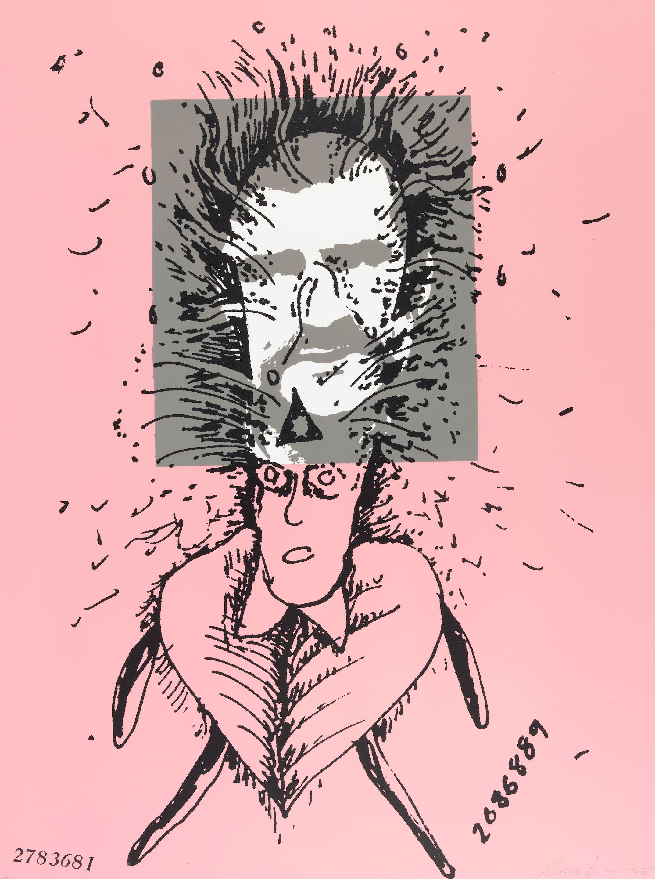 Jonathan Borofsky - Untitled (Self Portrait)