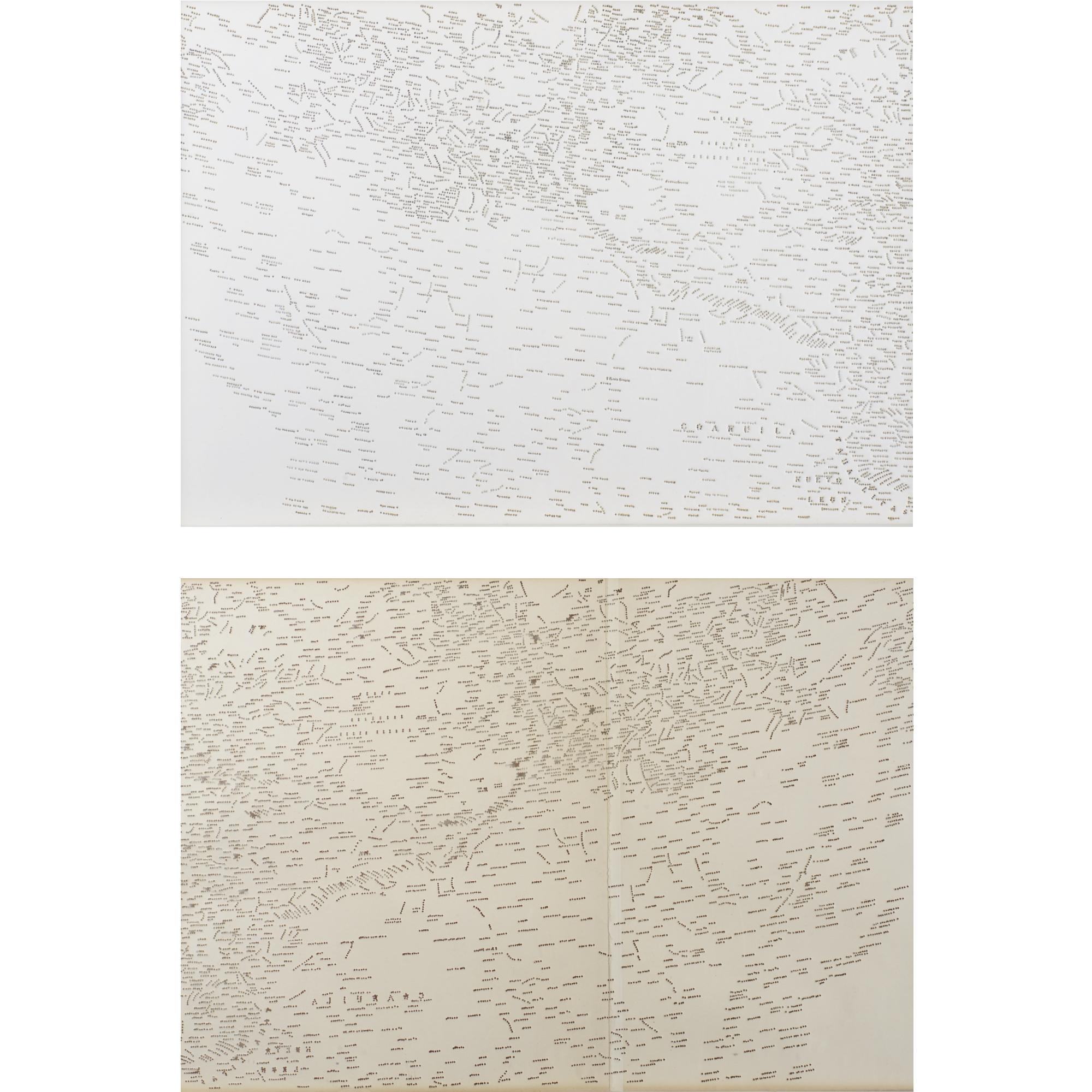 Jonathan Callan - South West America: Buried Names & Absent Names: Diptych