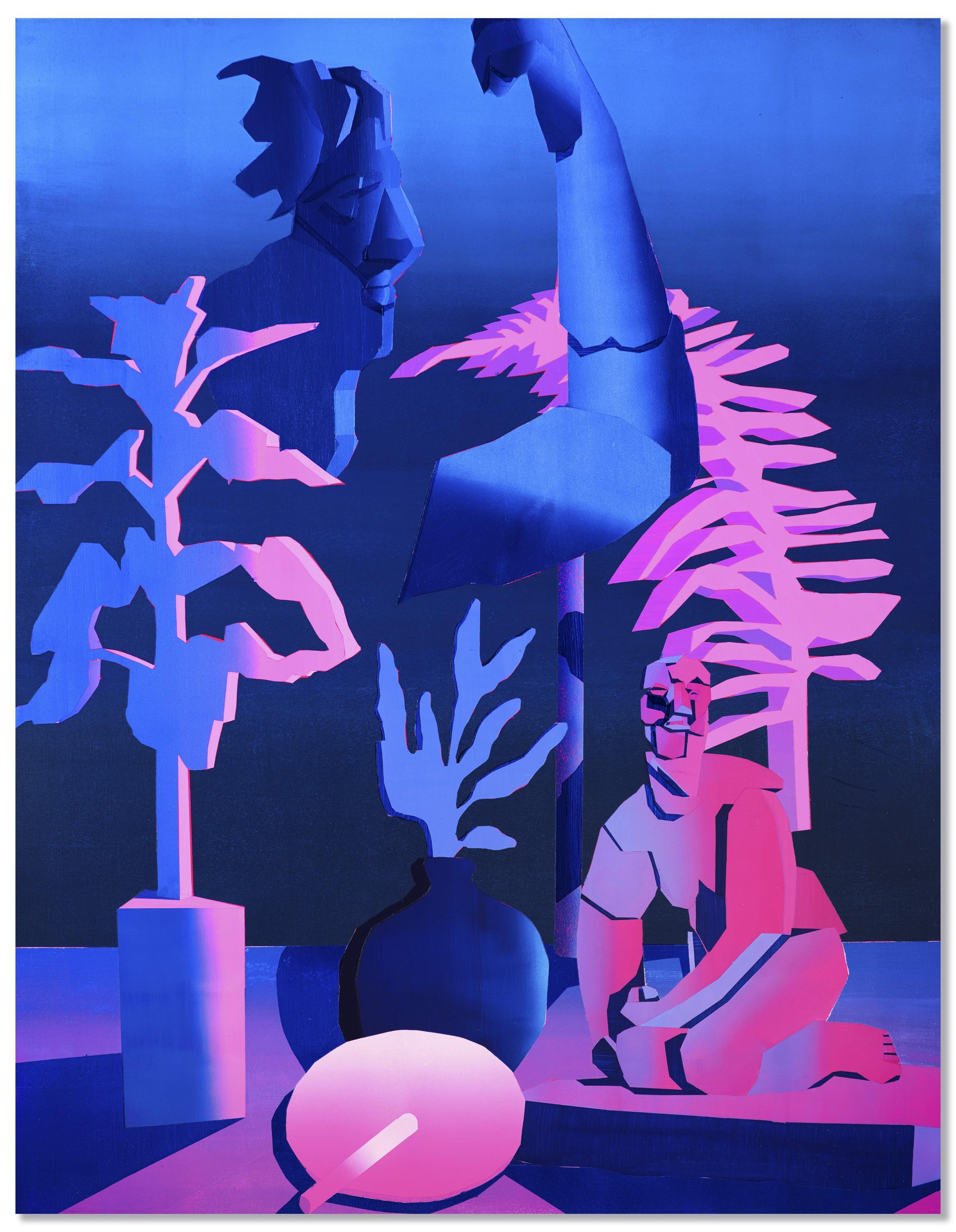 Jonathan Chapline - Still Life With 2 Statues