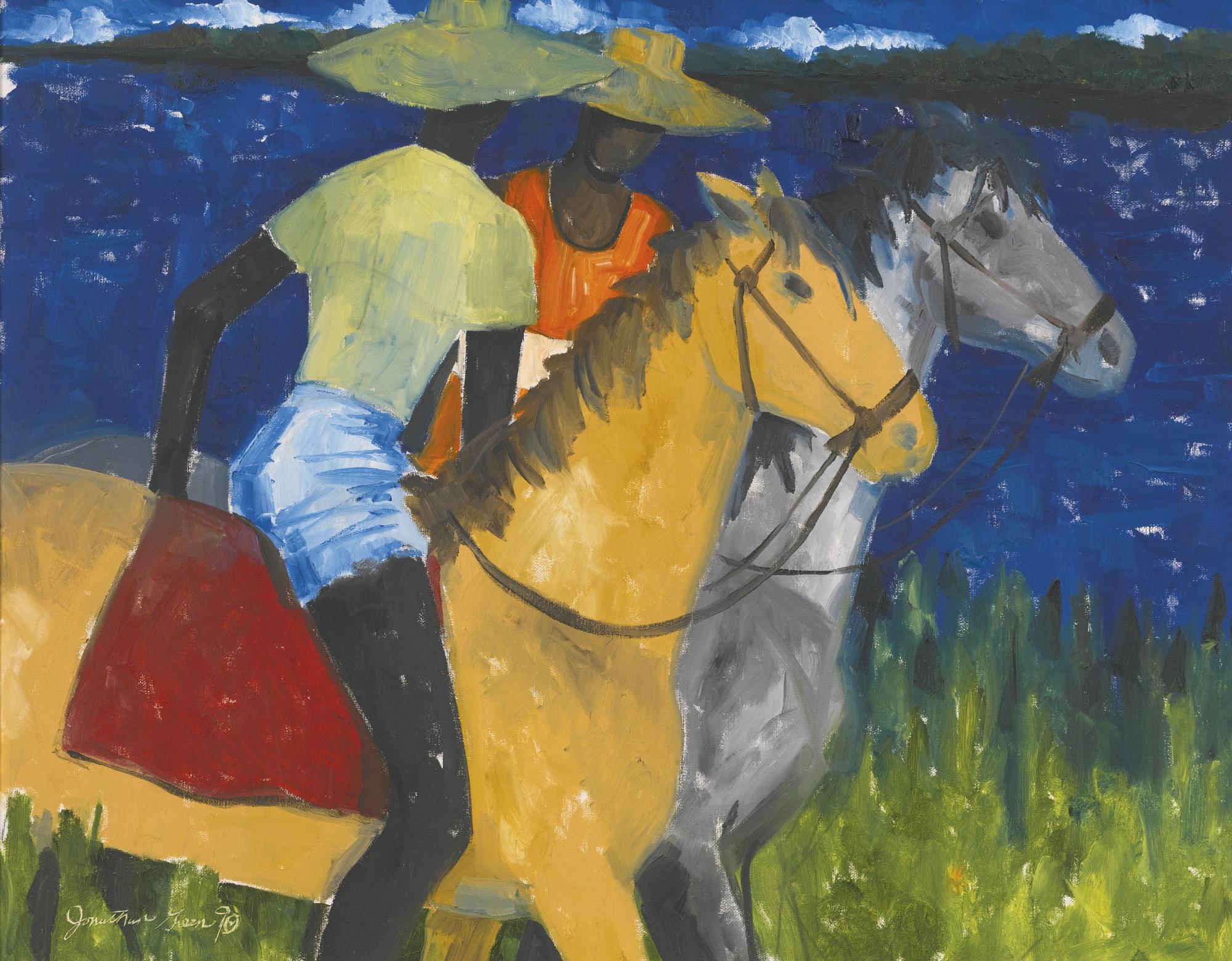 Jonathan Green - Riders On Horseback