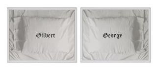 Jonathan Horowitz - Pillow Talk Prints (Gilbert and George)