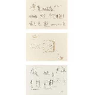 Jonathan Kenworthy - British Africans: Serving Tea, Plan Of The Game, Rendili Nomads (Three Works)