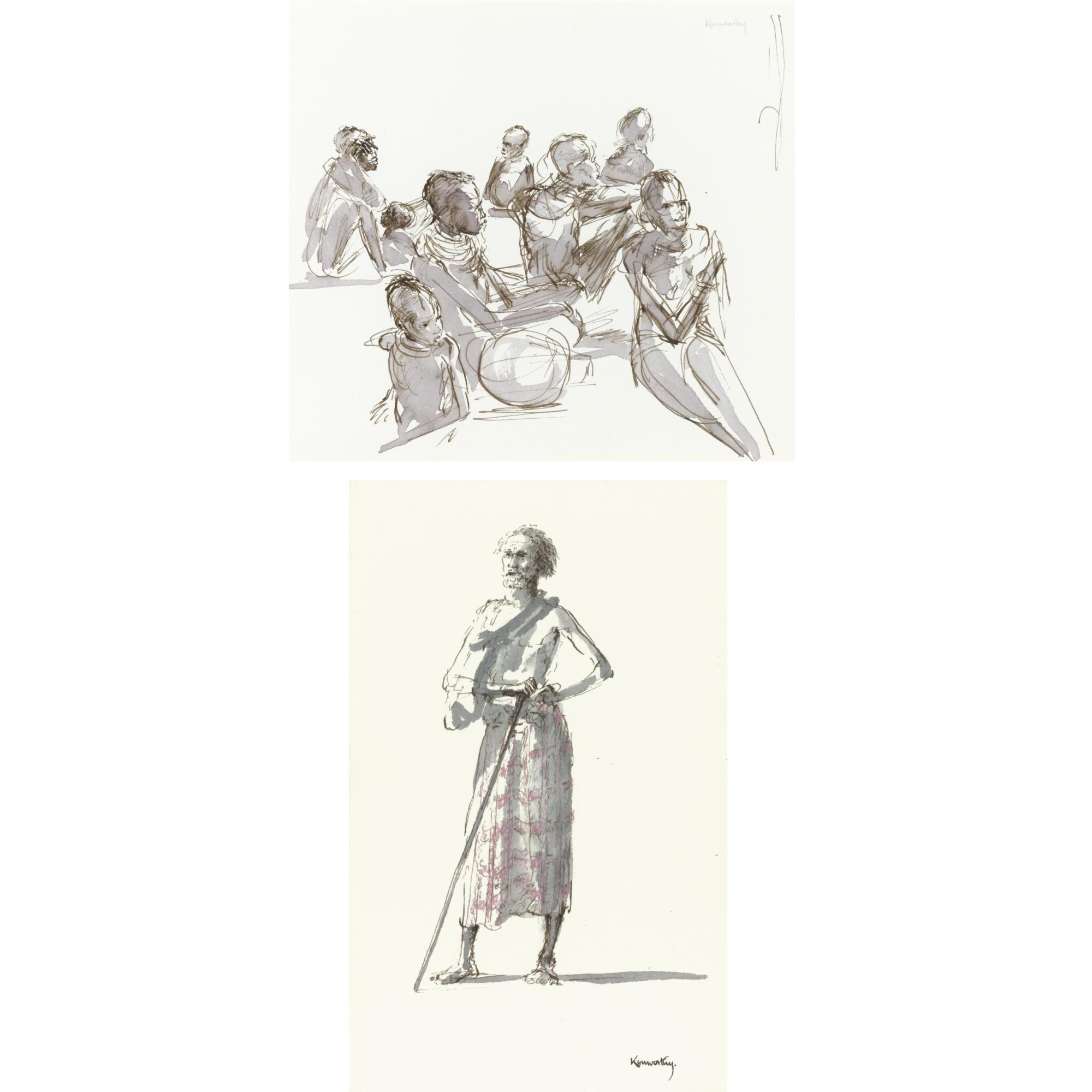 Jonathan Kenworthy - British Rendille Family And The Old Somal (Two Works)