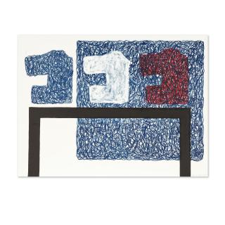 Jonathan Lasker - Domestic setting, 2002