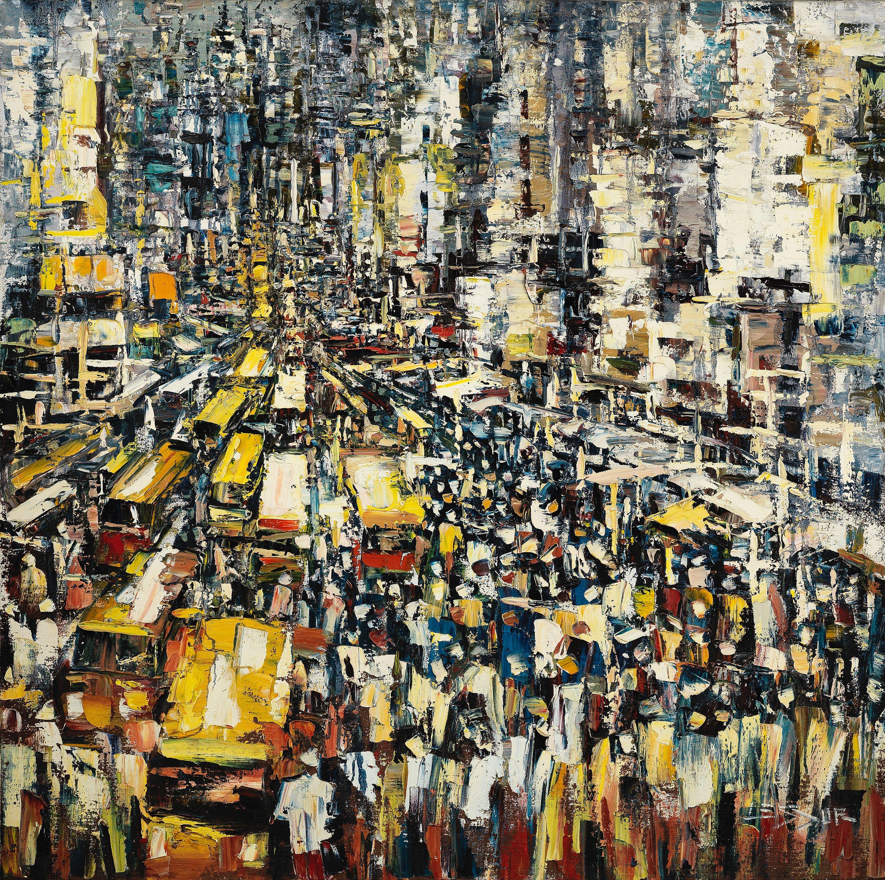 Jonathan Mavua Lessor - Normal Day unframed.