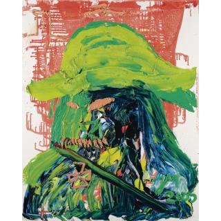 Jonathan Meese - Fischmammsell, Der Erbdebuty In Gebratener Dillsauce Mit Bärenmusäuglein