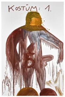 Jonathan Meese - Kostüm Backenbart Vom Zacknbarschi \