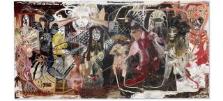 Jonathan Meese - Letztgeborenes Schrumpfkopfbaby