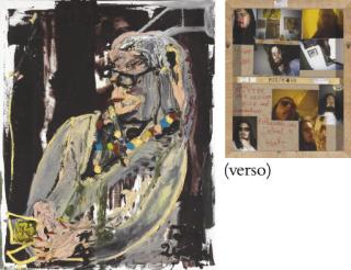 Jonathan Meese - Mutter Mit Heiligem Buch Und Diamantener Perlenkette Von Colonel Kurtz (Mother With The Holy Book And Diamond And Pearl Necklace From Colonel Kurtz)