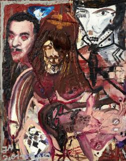 Jonathan Meese - YSL\'s Vorgeburt (Nanny\'s Baby) (Yves Saint Laurent!)