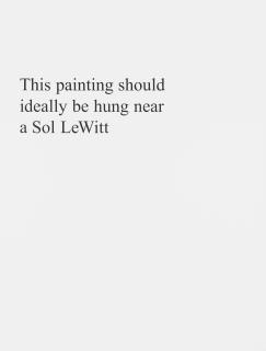 Jonathan Monk - Untitled (Sol Lewitt)
