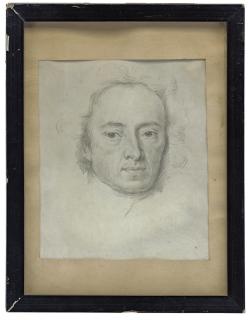 Jonathan Richardson Sen. - Portrait of Alexander Pope (1668-1744), head and shoulders