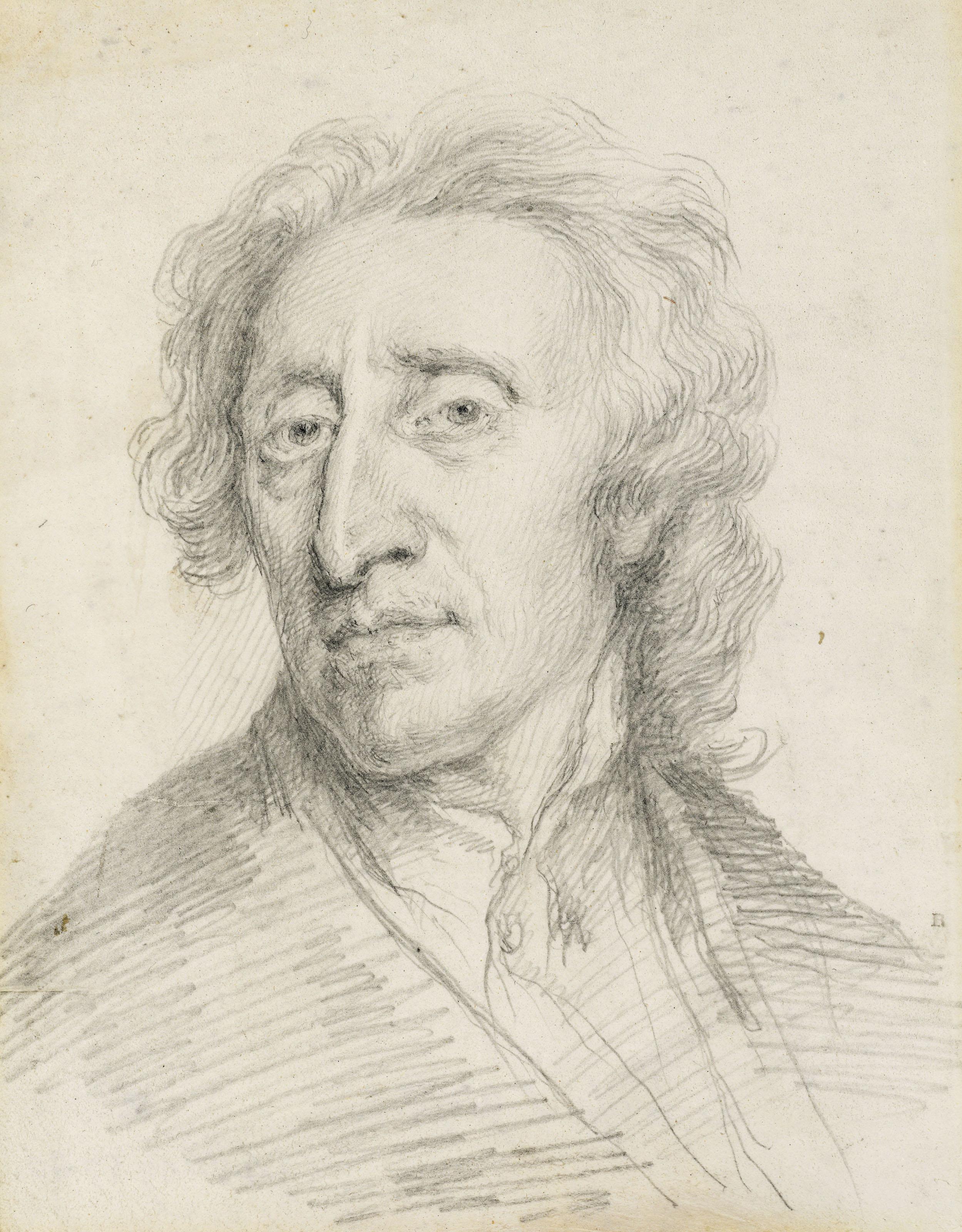 Jonathan Richardson, Sen. - Portrait of John Locke (1632-1704)
