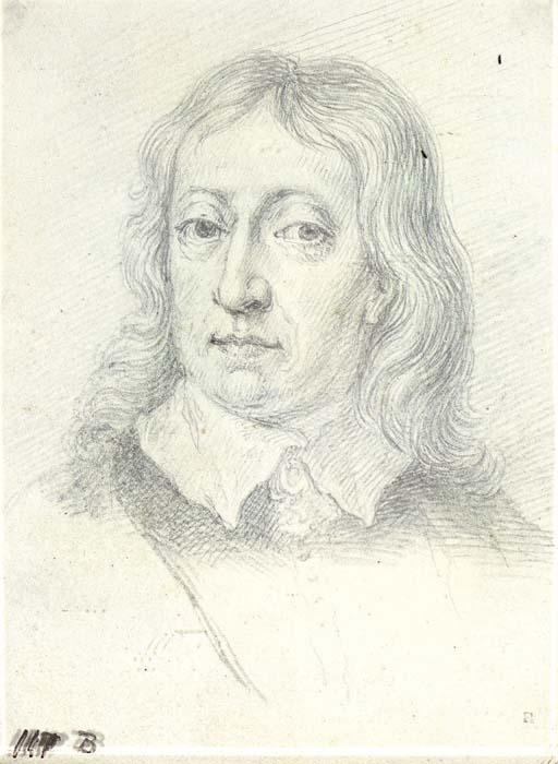Jonathan Richardson, Sen. - Portrait of John Milton (1608-1674), Bust-Length