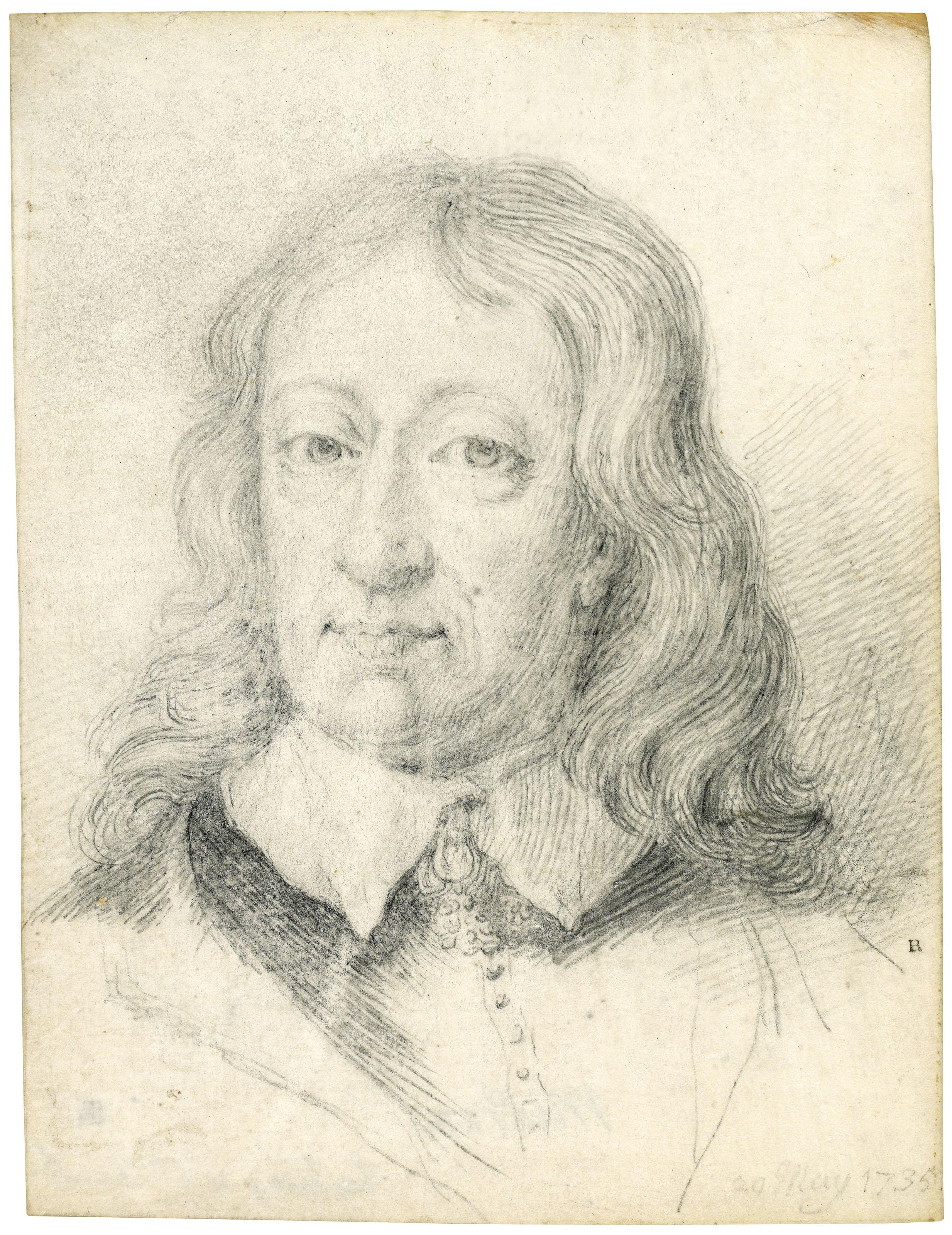 Jonathan Richardson, Sen. - Portrait of John Milton (1608-1674)