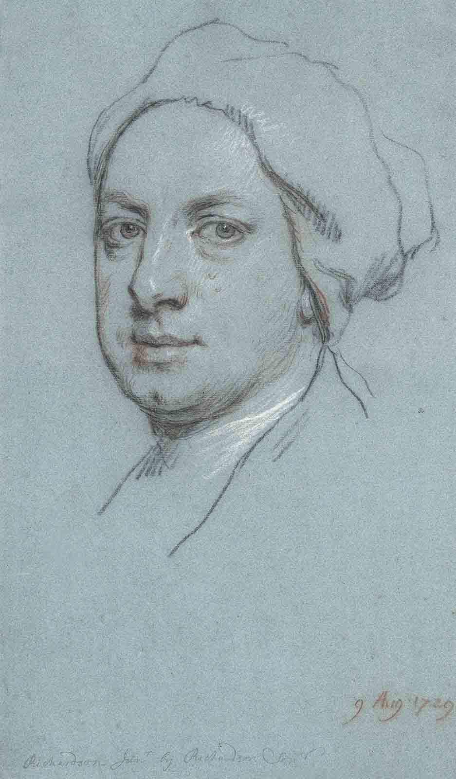 Jonathan Richardson, Sen. - Portrait of Jonathan Richardson, Junior (1694-1771), the artist\'s son