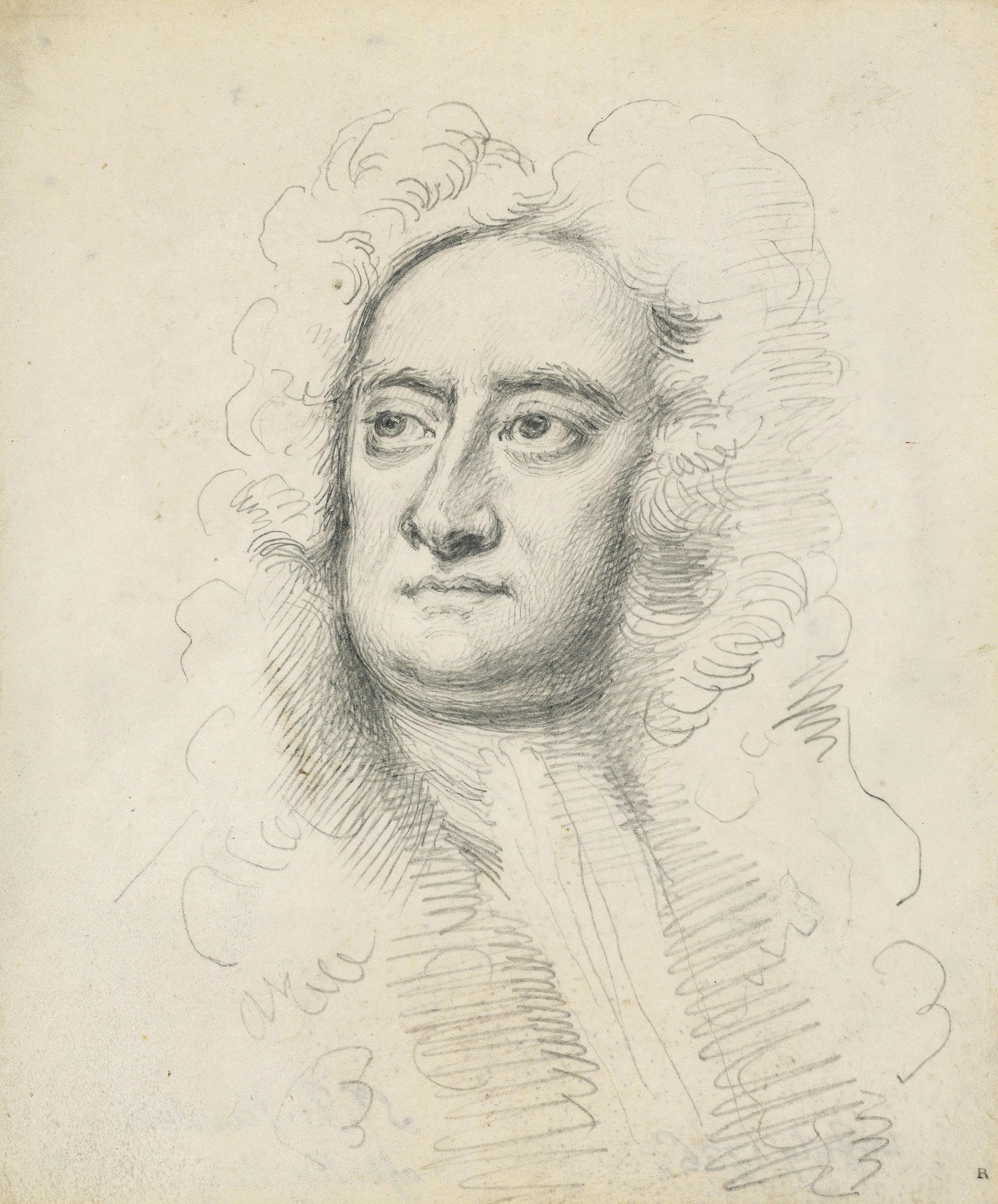 Jonathan Richardson, Sen. - Portrait of Sir Isaac Newton (1642-1727)