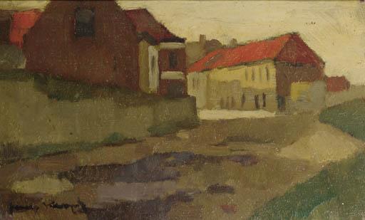 Joop Kropff - A Village Street