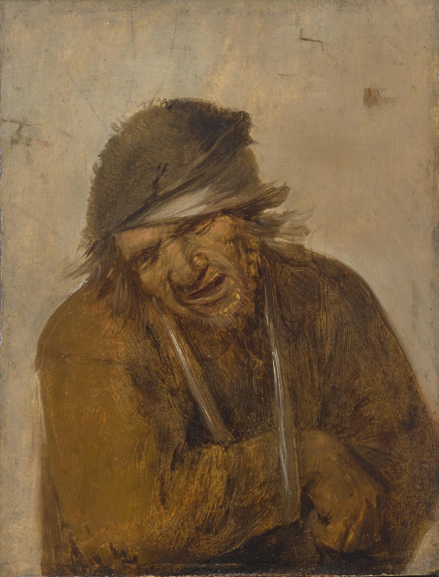 Joos Van Craesbeeck - A Peasant Grimacing, His Arm In A Sling