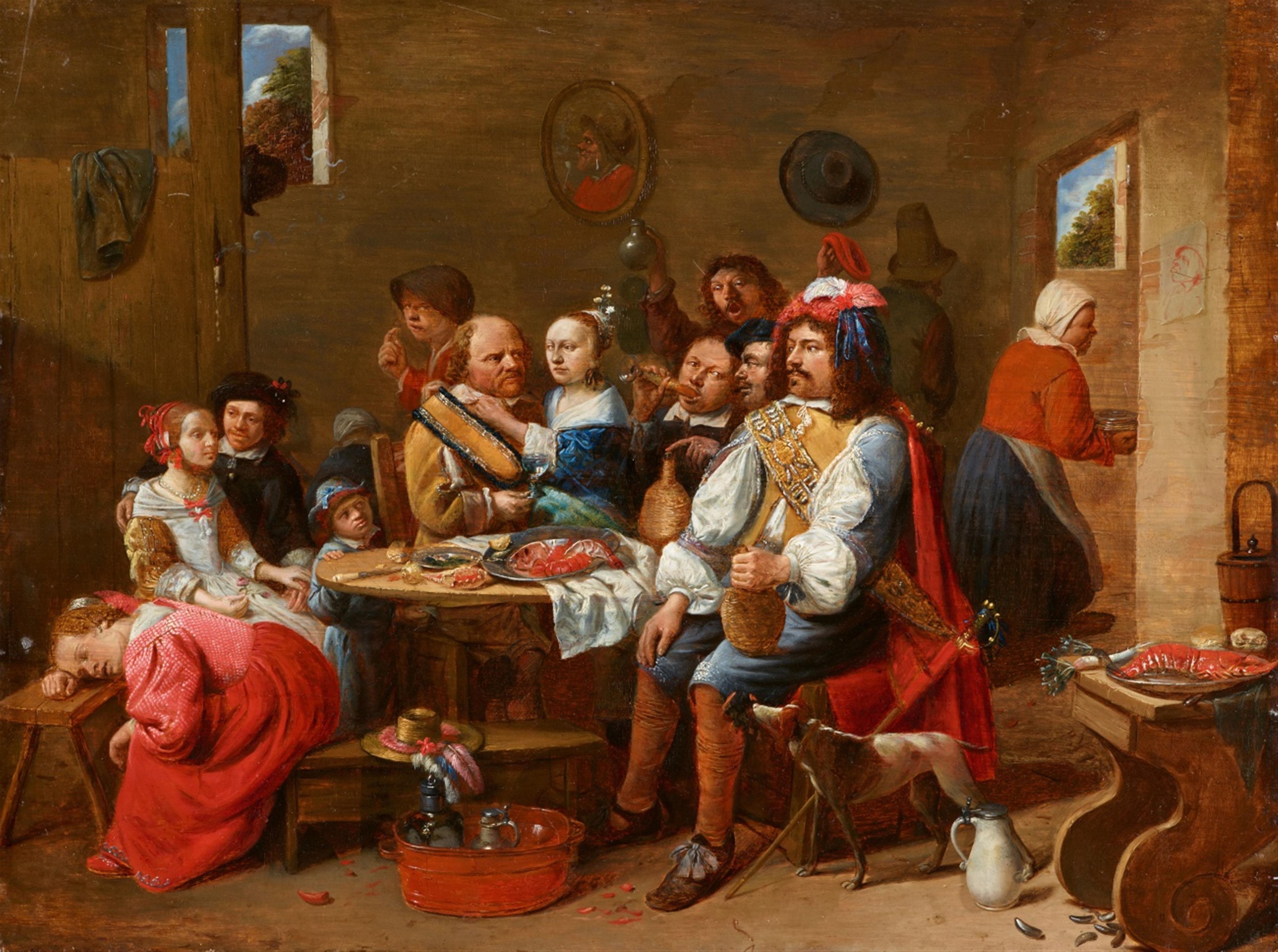Joos van Craesbeeck - Fröhliche Gesellschaft
