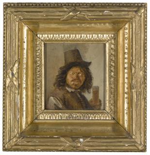 Joos Van Craesbeeck - Portrait Of A Man Clasping A Drink