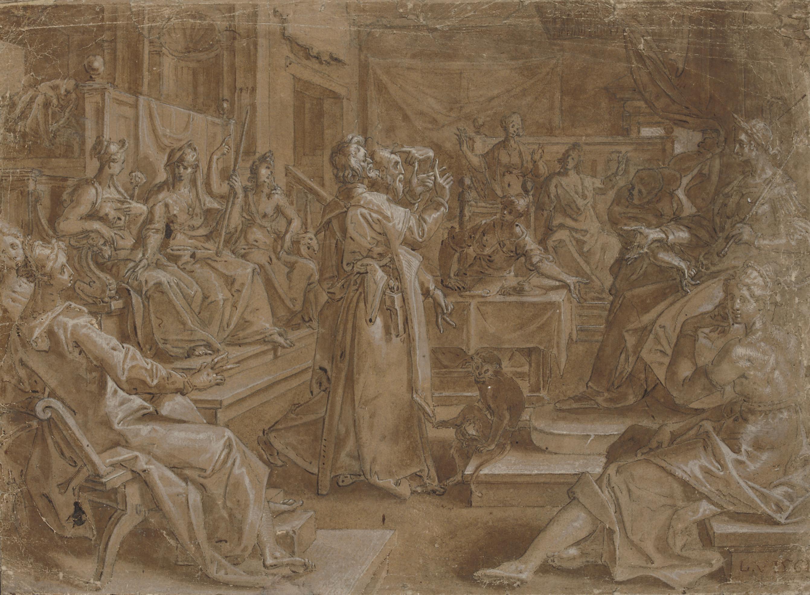 Joos Van Winghe - Heliogabal and the Wise Women